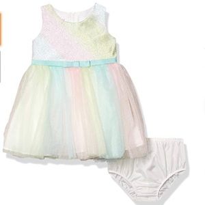 Bonnie Baby Girl Sleeveless Ballerina Party Dress